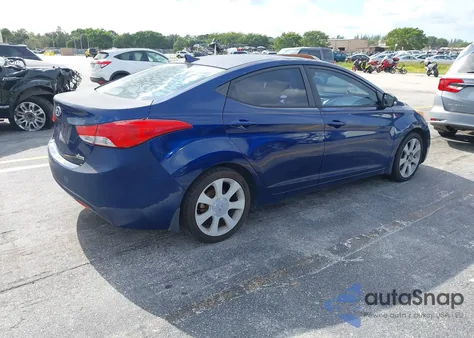 2013 Hyundai Elantra Gls из США, поврежденный, VIN KMHDH4AE8DU714741